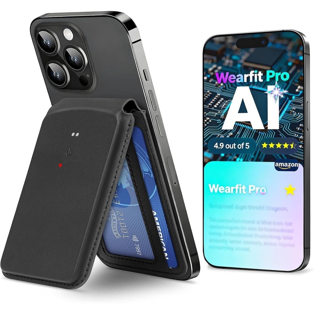 AI Voice Recorder - AI Note Taking Recording Device, Phone Wallet Card Holder...